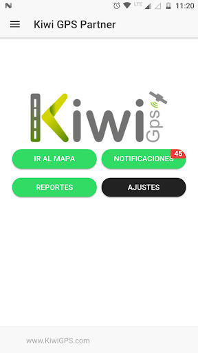 Android application Kiwi GPS Partner Rastreo Satel screenshort