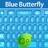 GO Keyboard Blue Butterfly icon
