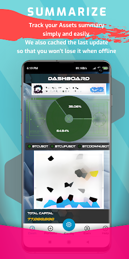 Android application BTCFuture Tracker screenshort