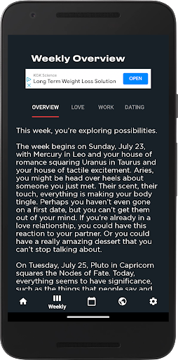 Daily Astro Horoscope Pro Screen 3