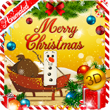 Merry Christmas 3D Theme&Emoji Keyboard icon
