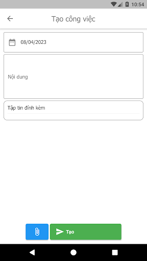 Quản lý công việc TUTPHCM Screen 3