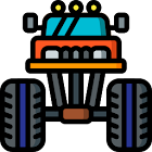 4 wheel monster truck race endless track 1.0.2