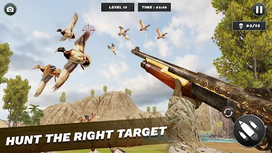 Săn chim 3D: trò chơi bắn súng