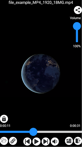 Android application UnifiedPlayer screenshort