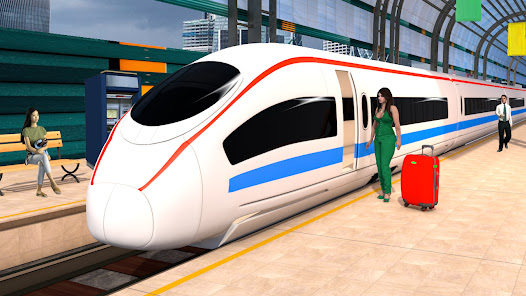 Captura de Pantalla 2 City Train Driving Simulator android