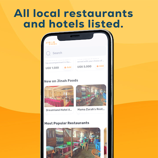 Jinah Foods Arua: Food Deliver Screen 2