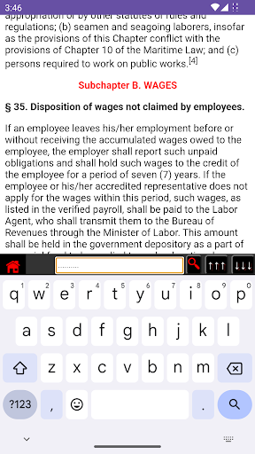 Labor Law of Liberia Screen 3