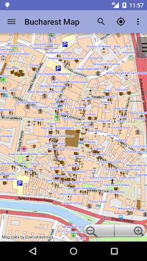 Bucharest Offline City Map Screen 3