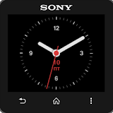 Round analog clock widget icon
