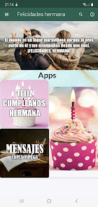 Captura de Pantalla 1 CUMPLEAÑOS HERMANA FANTÁSTICA android