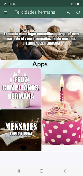 CUMPLEAÑOS HERMANA FANTÁSTICA - 1.0.0 - (Android)