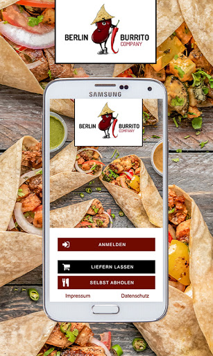Android application Berlin Burrito Company screenshort
