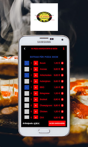 City Pizza Screen 3
