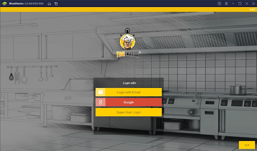 Android application TIMEINATOR screenshort