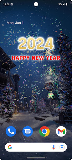 Firework Live Wallpaper Screen 2