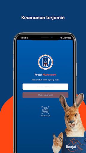 Android application Roojai Indonesia screenshort