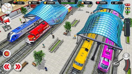 City Train Driving Sim Game 3D