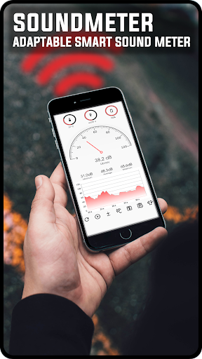 Android application Sound Meter and Noise Detector screenshort