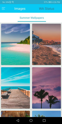 Android application Summer Wallpapers screenshort