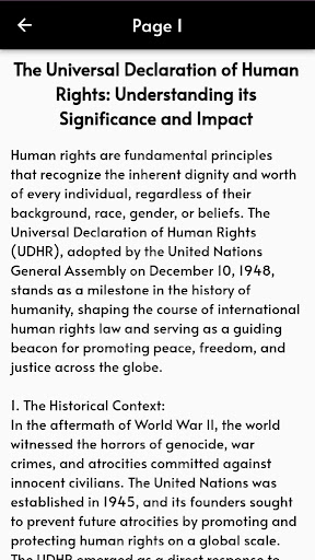 Human Rights and Justice