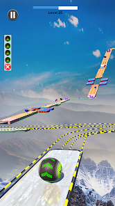 Screenshot 3 Sky Rolling Ball Master 3D android