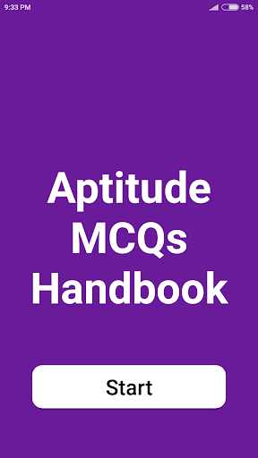 Android application Aptitude Handbook screenshort