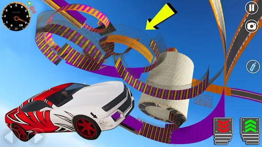 Mega Ramp Sports Car Stunt 3D