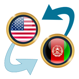 Icon image US Dollar to Afghan Afghani