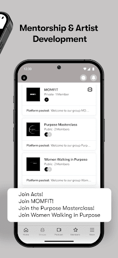 Android application Platform 4 Purpose screenshort