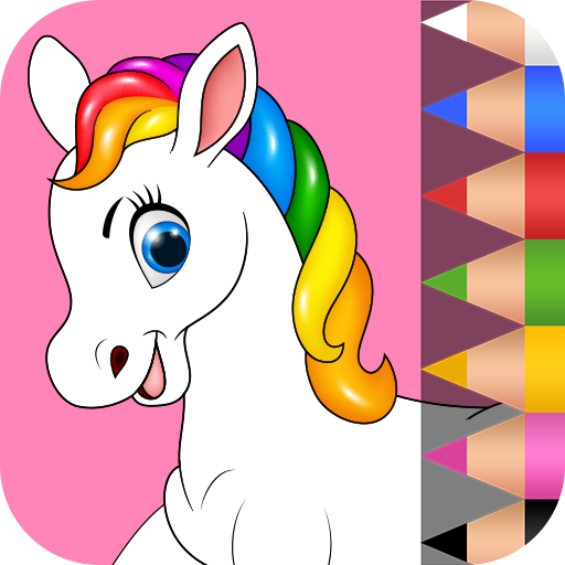 Unicorn Coloring Book for Kids  Icon