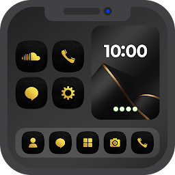Icon image Black & Gold Icon Pack
