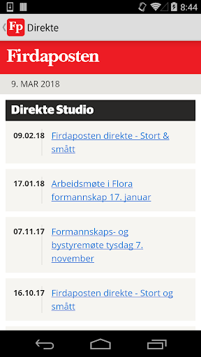 Firdaposten Screen 3
