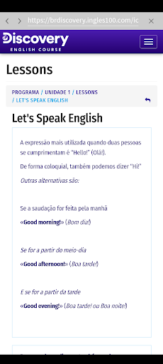 Discovery English Brasil Screen 3