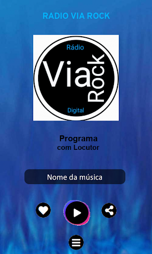 Android application Rádio Via ROCK screenshort
