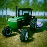Luxury Car Towing With Tractor icon