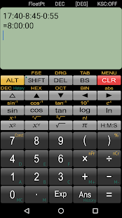 Panecal scientific calculator Screenshot