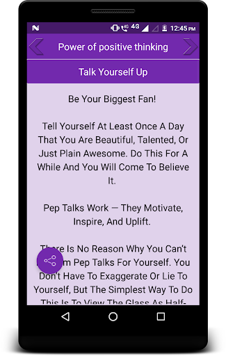Power of positive thinking Screen 3