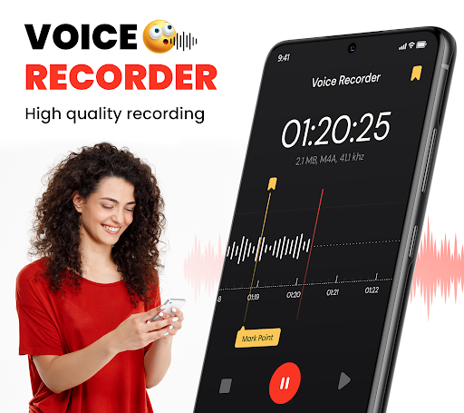 Android application Voice Recorder screenshort