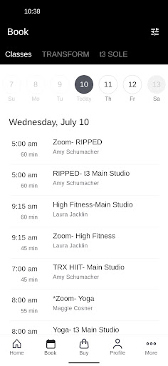T3 Fitness Screen 2