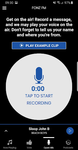 FONZ-FM Screen 3
