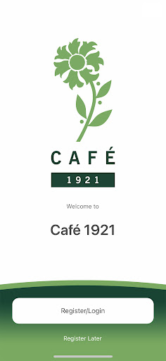Android application Café 1921 screenshort