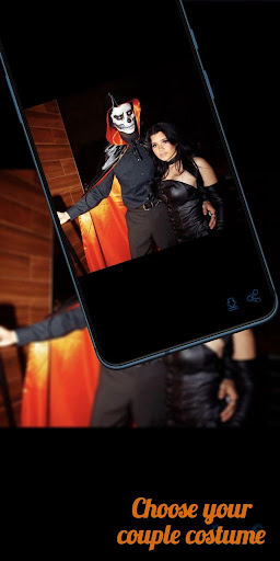 Android application Halloween couple costumes screenshort