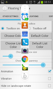 Floating Toolbox Screenshot