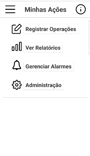 Android application Minhas Ações screenshort