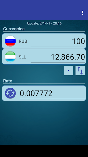 Android application RUS Ruble x Sierra Leon. Leone screenshort