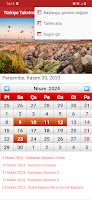 screenshot of Turkey Calendar 2024