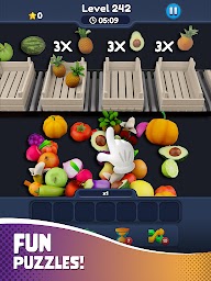 Food Match 3D: Tile Puzzle