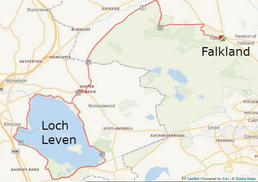 Satnav Cycle Routes - Falkland