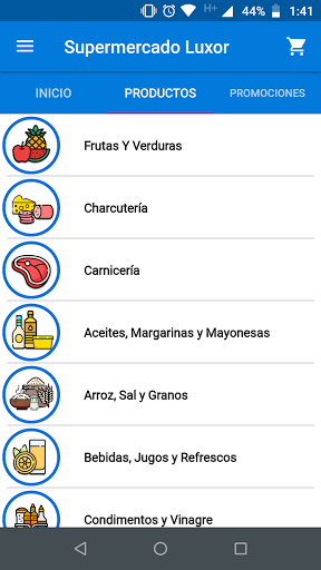 Supermercados Luxor Screen 2